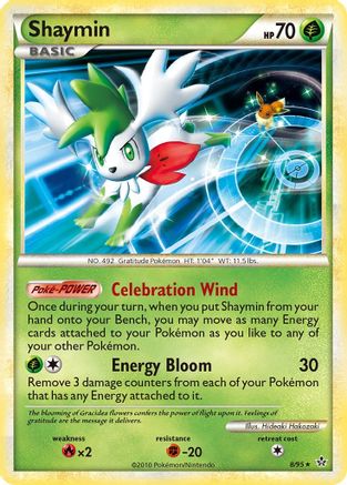 Shaymin (8)/95 Holo Rare Reverse Holofoil