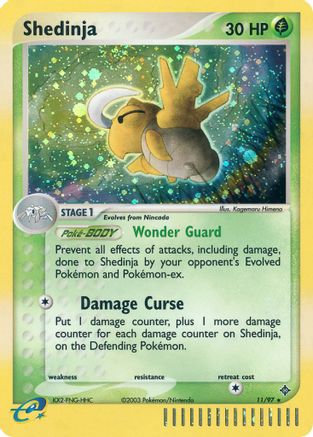 Shedinja (11)/97 Holo Rare Reverse Holofoil