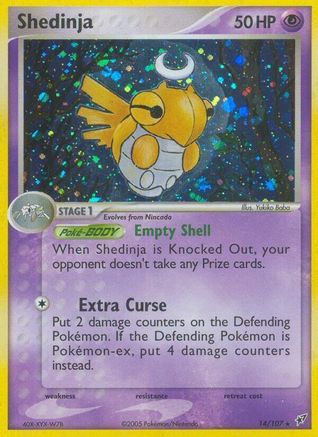 Shedinja (14)/107 Holo Rare Holofoil