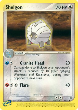 Shelgon - 42/97 (42)/97 Uncommon Reverse Holofoil