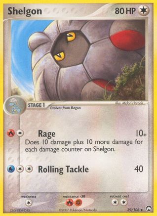 Shelgon (39)/108 Uncommon Reverse Holofoil