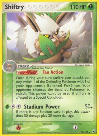 Shiftry (25)/107 Rare