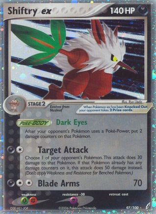 Shiftry ex (97)/100 Ultra Rare Holofoil