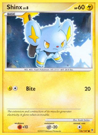 Shinx (126)/147 Common Reverse Holofoil