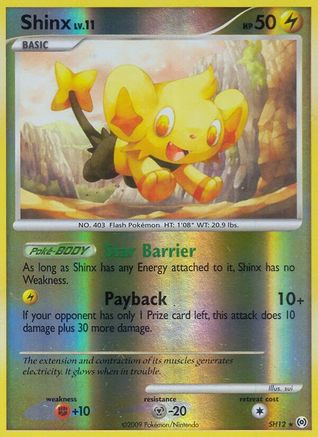 Shinx (Shiny) (SH12)/99 Shiny Holo Rare Reverse Holofoil