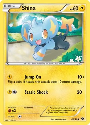 Shinx (42) (42)/99 Common Reverse Holofoil