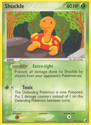 Shuckle (47)/115 Uncommon Reverse Holofoil
