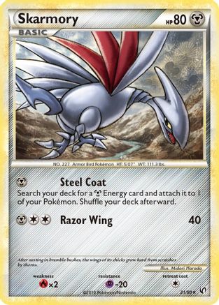 Skarmory (21)/90 Rare Reverse Holofoil