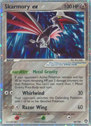 Skarmory ex (98)/108 Ultra Rare Holofoil