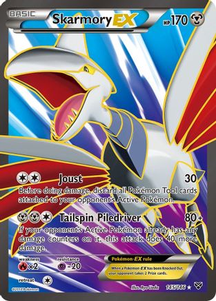 Skarmory EX (145 Full Art) (145)/146 Ultra Rare Holofoil