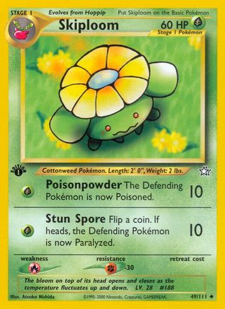 Skiploom (49)/111 Uncommon 1st Edition