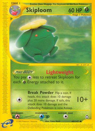 Skiploom (60)/147 Uncommon Reverse Holofoil