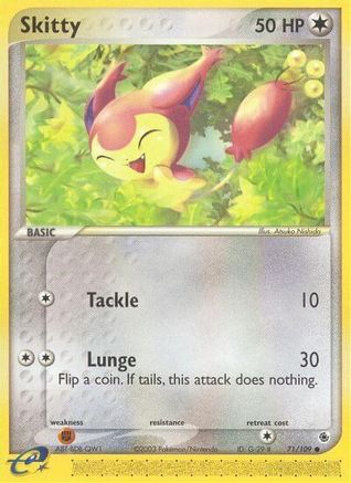 Skitty - 71/109 (71)/109 Common Reverse Holofoil