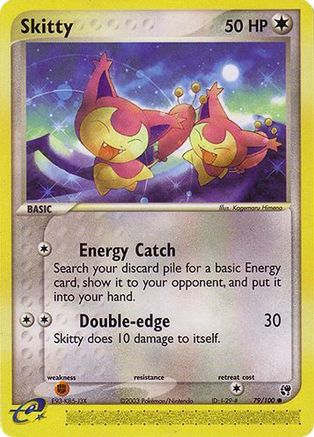 Skitty (79)/100 Common Reverse Holofoil