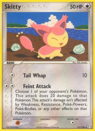 Skitty (41)/100 Uncommon Reverse Holofoil