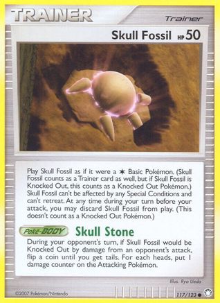 Skull Fossil (117)/123 Common Reverse Holofoil