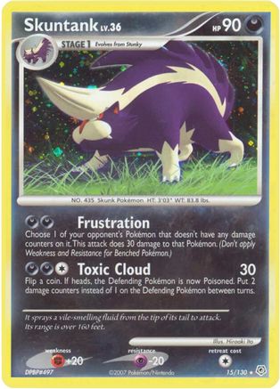 Skuntank (15)/130 Holo Rare Reverse Holofoil