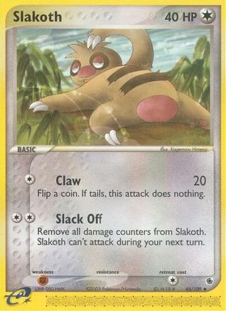Slakoth (45)/109 Uncommon Reverse Holofoil