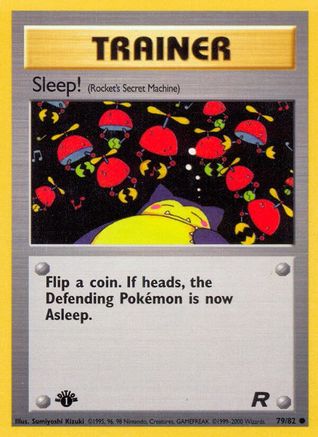 Sleep! (Rocket's Secret Machine) (79)/82 Common 1st Edition