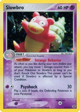 Slowbro (14)/112 Holo Rare Holofoil