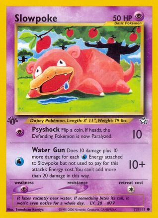 Slowpoke (73)/111 Common 1st Edition