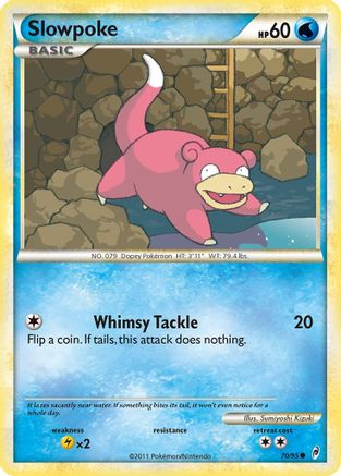Slowpoke (70)/95 Common Reverse Holofoil