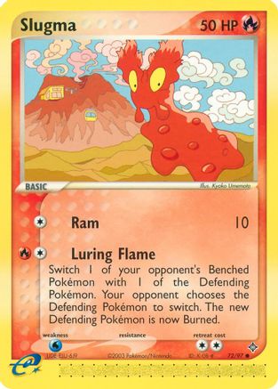 Slugma (72)/97 Common Reverse Holofoil