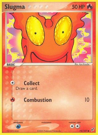 Slugma - 074/107 (74)/107 Common Reverse Holofoil