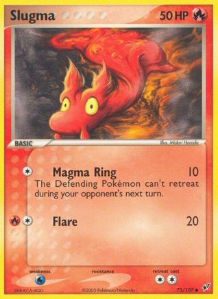 Slugma - 075/107 (75)/107 Common Reverse Holofoil