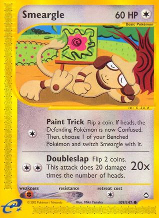 Smeargle (109)/147 Common Reverse Holofoil