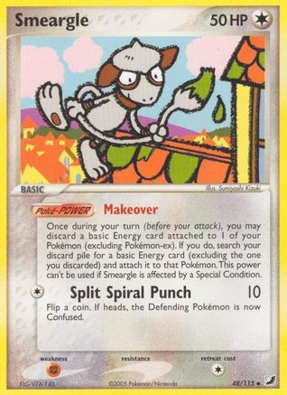 Smeargle (48)/115 Uncommon Reverse Holofoil