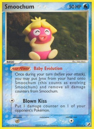 Smoochum (31)/115 Rare Reverse Holofoil