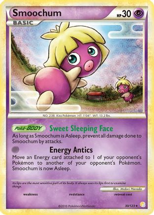 Smoochum (30)/123 Rare Reverse Holofoil