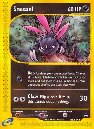 Sneasel (110)/147 Common Reverse Holofoil