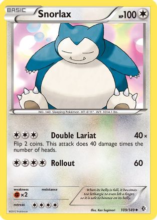 Snorlax (109)/149 Uncommon Reverse Holofoil