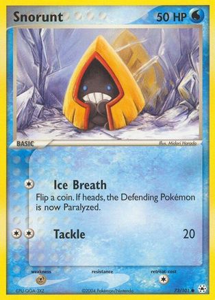 Snorunt (73)/101 Common Reverse Holofoil