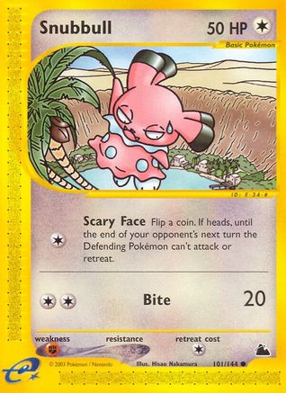 Snubbull (101)/144 Common Reverse Holofoil