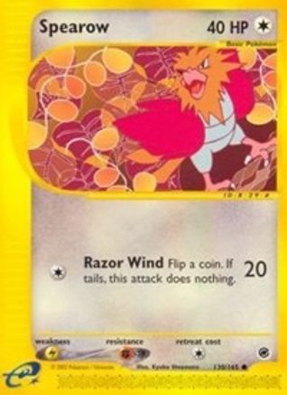 Spearow (130)/165 Common Reverse Holofoil