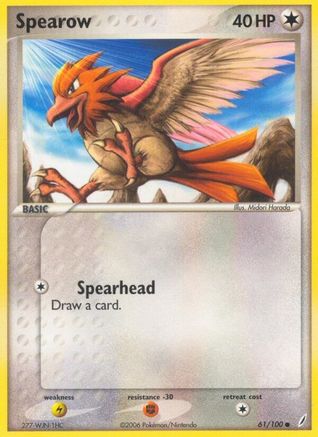 Spearow (61)/100 Common Reverse Holofoil