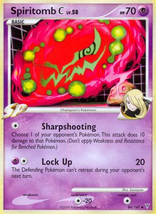 Spiritomb C (84)/147 Uncommon Reverse Holofoil