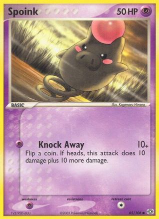 Spoink - 065/106 (65)/106 Common Reverse Holofoil