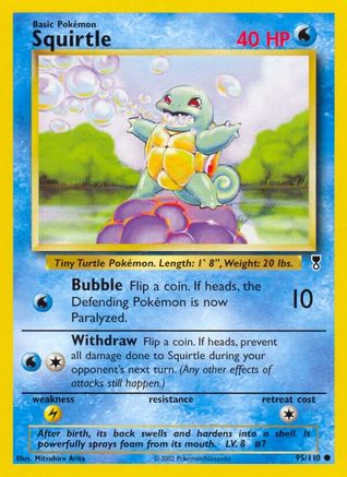 Squirtle (95)/110 Common Reverse Holofoil