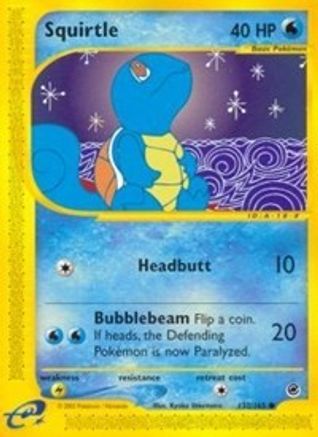 Squirtle (132) (132)/165 Common Reverse Holofoil