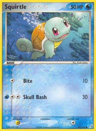 Squirtle - 063/100 (63)/100 Common