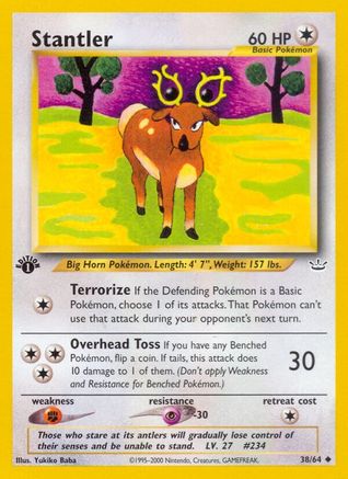 Stantler (38)/64 Uncommon 1st Edition