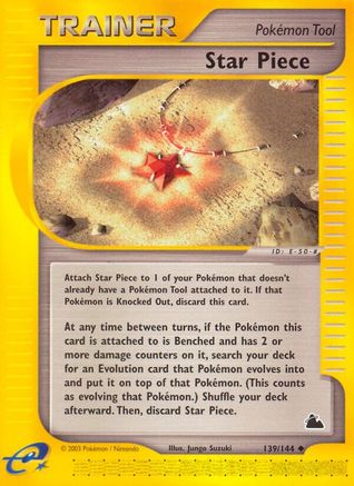 Star Piece (139)/144 Uncommon Reverse Holofoil