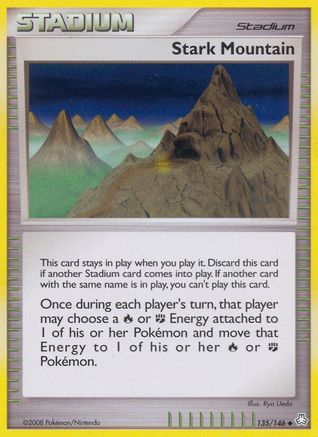 Stark Mountain (135)/146 Uncommon Reverse Holofoil