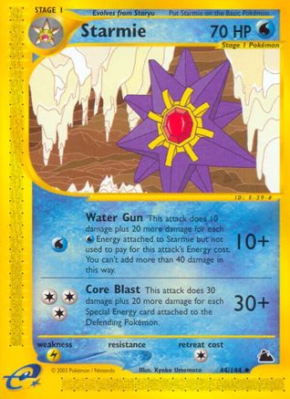 Starmie (44) (44)/144 Uncommon Reverse Holofoil