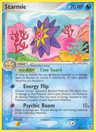 Starmie (48)/107 Uncommon Reverse Holofoil