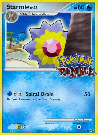 Starmie (5)/16 Promo